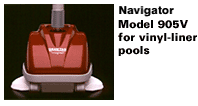 Navigator for vinyl-liner pools